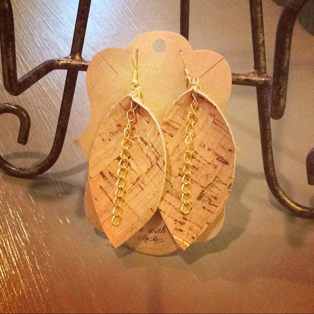 Cork earrings